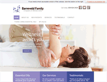 Tablet Screenshot of barneveldfamilychiropractic.com